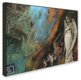 Nick Bantock 'Green Angel' Canvas Art, 24x18