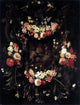 Daniel Seghers Floral Wreath With Relief after Quellinus Wall Decal