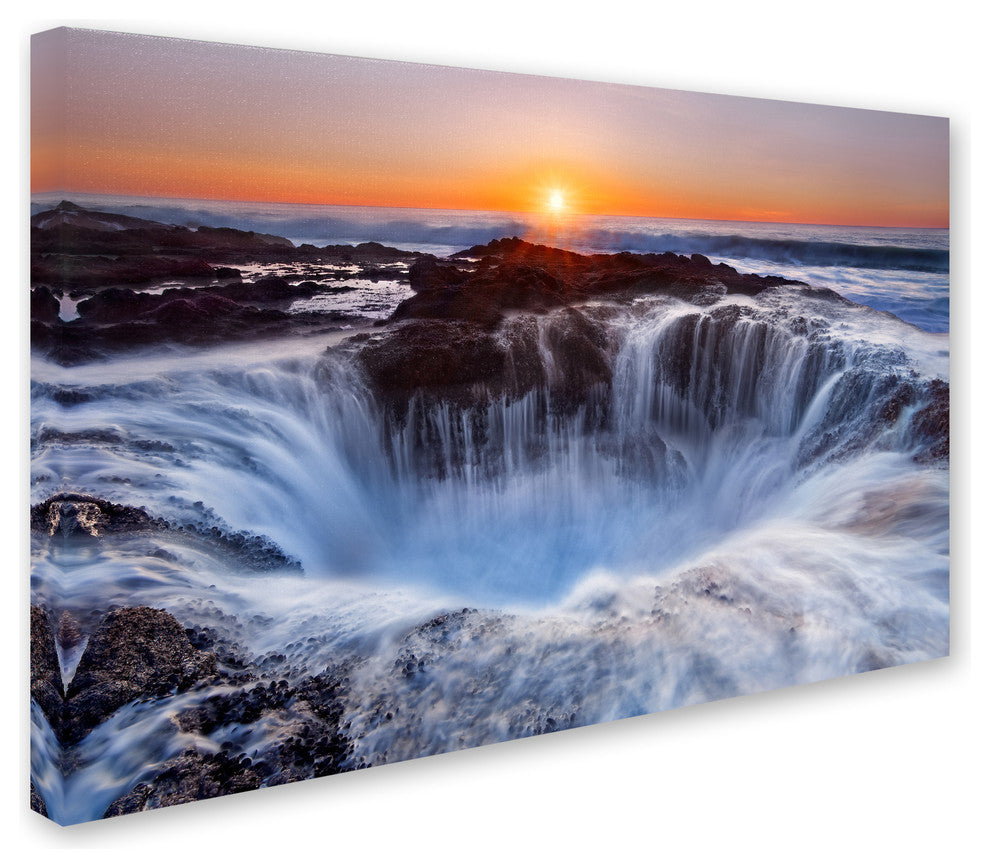 Miles Morgan 'Thors Well' Canvas Art, 19x12