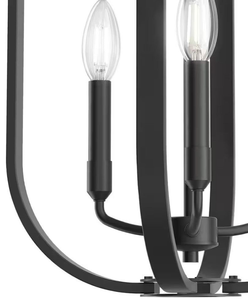 Ettore 14"W 3-Light Pendant Light Fixture by Kichler Black Steel Finish