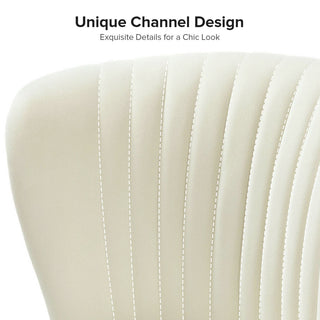 Velvet Tufted Loveseat Sofa With Golden Base, Ivory