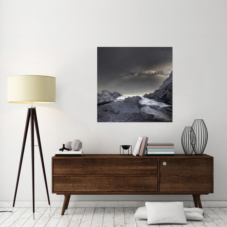 "Where Is The Moon" Stretched Canvas Giclee by Stoyan Hristov, 40x40"