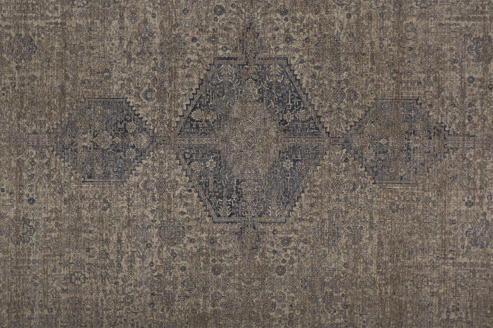 Weave & Wander Gilford Gray 7'10"x9'10" Power Loomed Area Rug