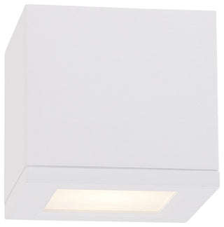 WAC Lighting Rubix 5" Indoor or Outdoor LED Flush Mount, White