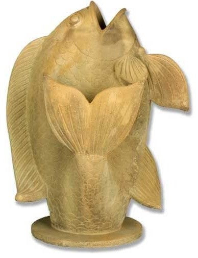 Santi Fish 26 H Garden Animal Statue