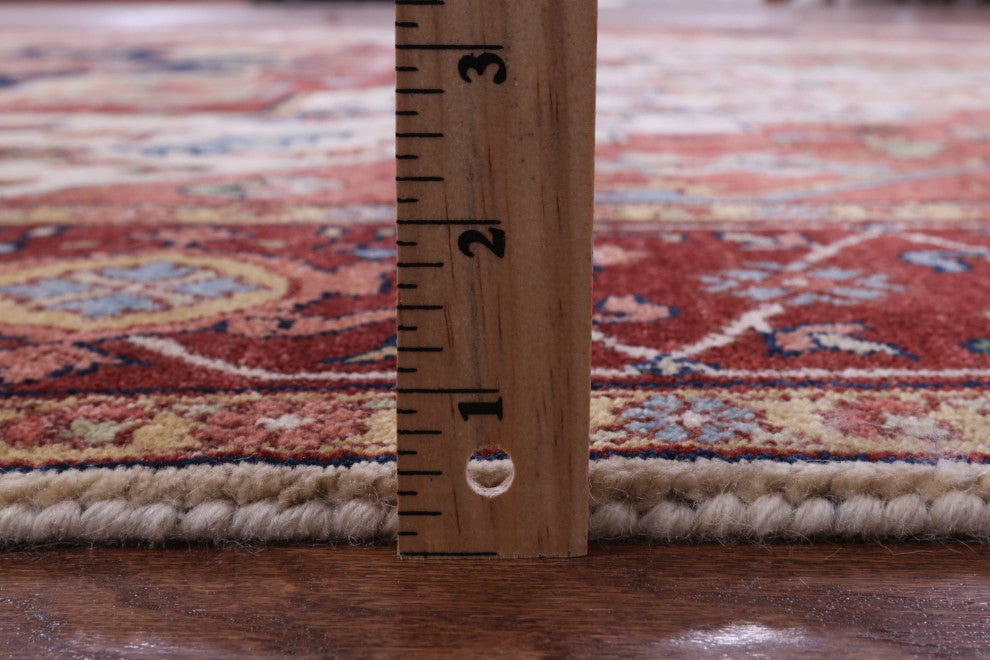 7' 11" X 10' 0" Handmade Persian Fine Serapi Wool Rug - Q14686