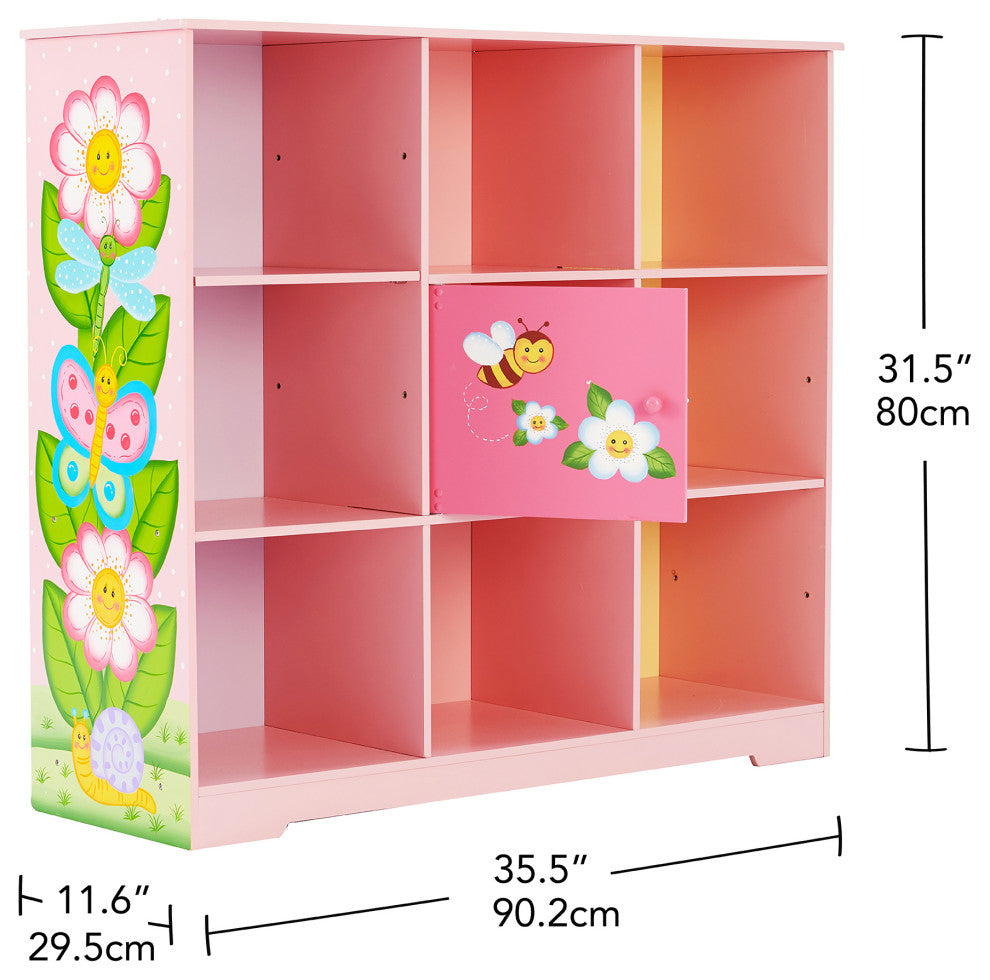 Magic Garden Adjustable Cube Kids Bookshelf