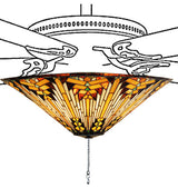 17W NUEVO Mission Fan Light Fixture