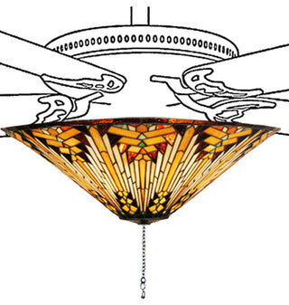 17W NUEVO Mission Fan Light Fixture
