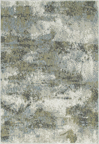 Oriental Weavers Evolution Blue/ Green Abstract Indoor Area Rug 5'3"X7'3"