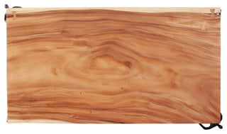 Atlas Coffee Table, Chamcha Wood, Natural, Metal