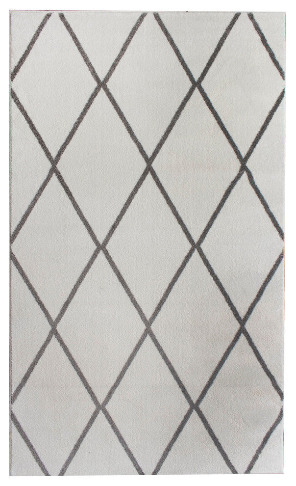 Westwood Diamond Rug - Ivory - 7' 10" X 9' 10"
