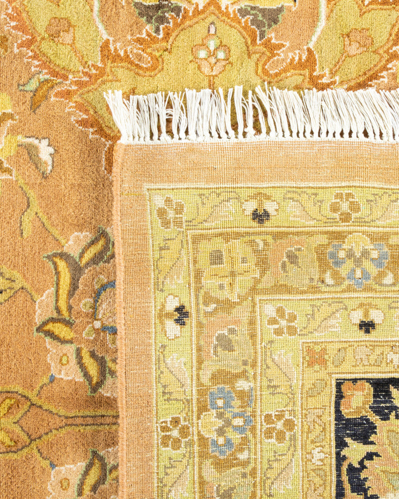 Mogul, One-of-a-Kind Hand-Knotted Area Rug Yellow, 10' 0 x 14' 3