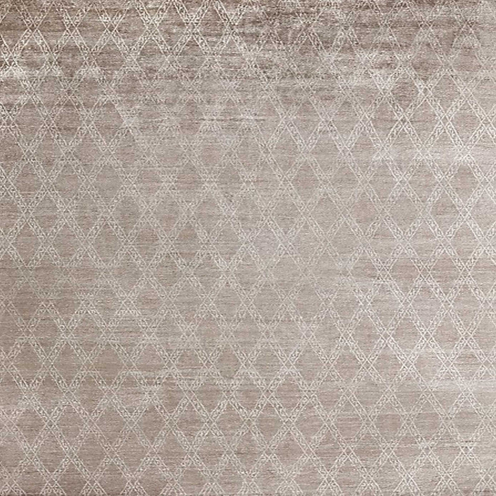 Ahgly Company Indoor Square Mid-Century Modern Area Rugs, 7' Square