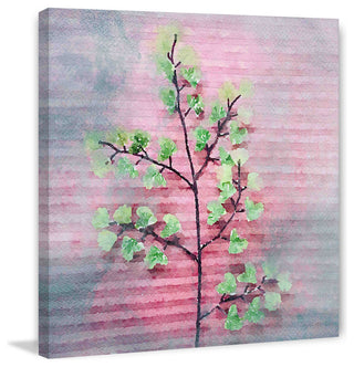 "Pink and Green" Print on Canvas by Irena Orlov