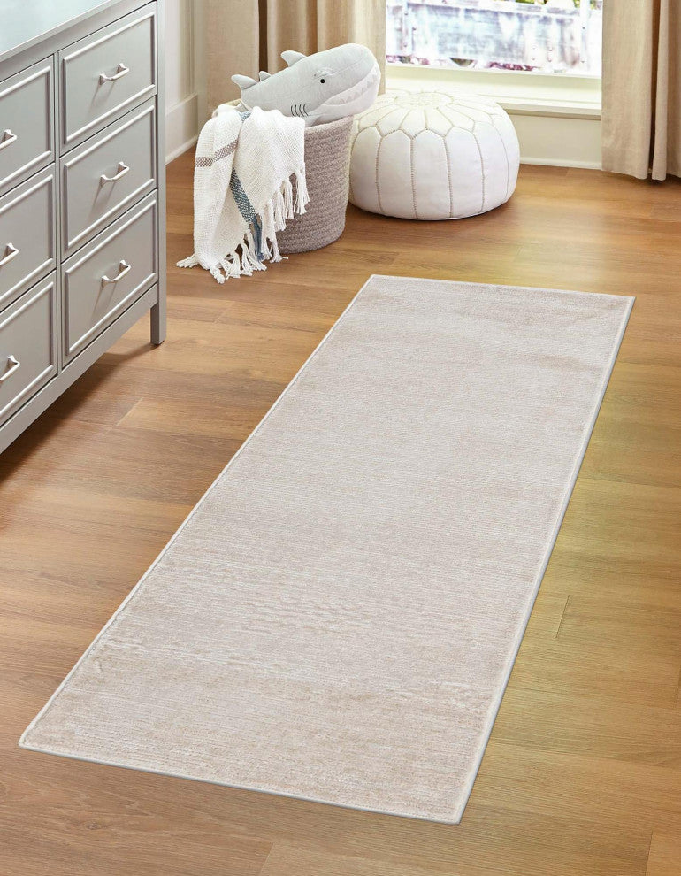 Unique Loom Kate Finsbury Rug, Ivory, 2'x8' Runner