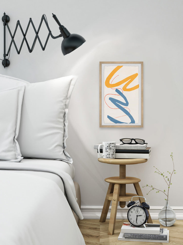 "Borders of Passion" Framed Painting Print, 20x30