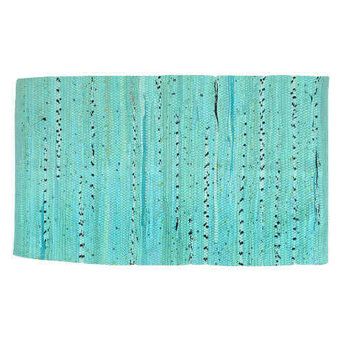 DII Rag Rug Multi Aqua 50x80Cm