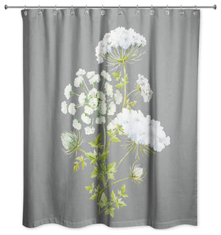 Watercolor Floral Cluster 2 71x74 Shower Curtain