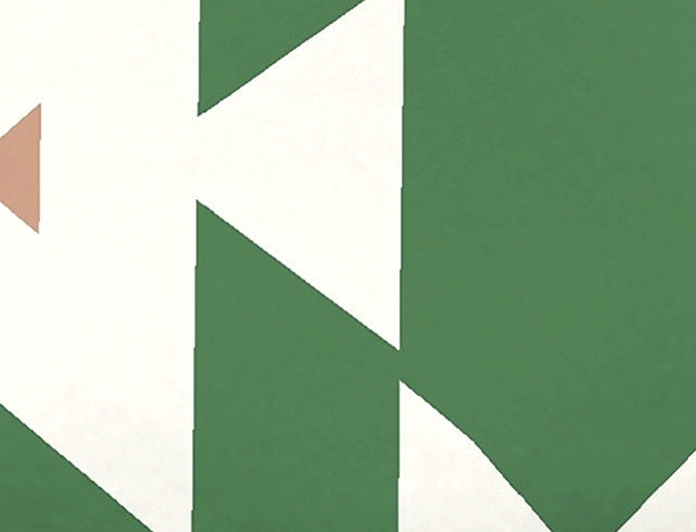 Patna Geometric Print Bath Towel, Green