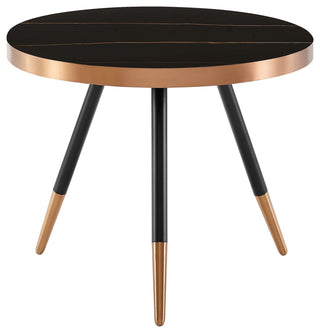 Modrest Cayson Modern Black Ceramic Small Coffee Table