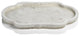 Primo White Marble Decorative Tray, L
