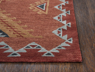 Rizzy Home MZ163B Mesa Area Rug 10'x13' Rust