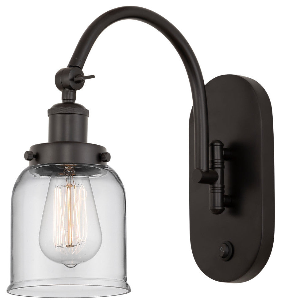 Bell Sconce, Oil Rubbed Bronze, Clear, Clear