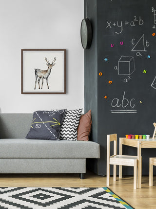 "Long Legs" Framed Painting Print, 18x18