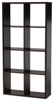 Meerash Dark Brown 8-Cube Multipurpose Storage Shelf
