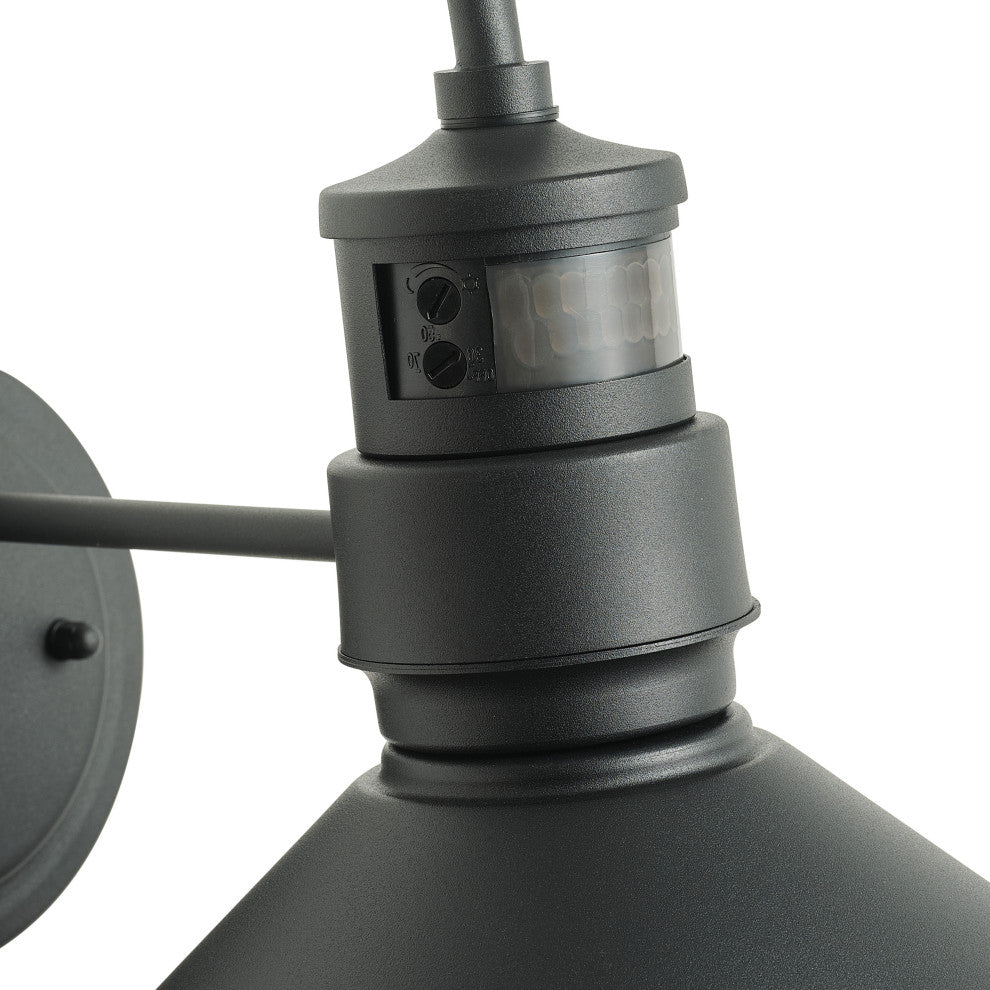 Farmhouse Gooseneck Dusk To Dawn Motion Sensor Outdoor Barn Light