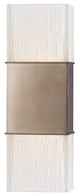 Aurora, Two Light Wall Sconce, Brushed Bronze Finish