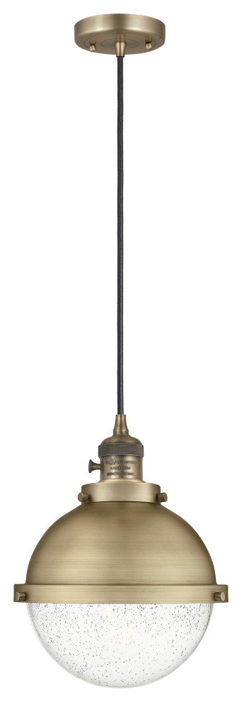 INNOVATIONS 201CSW-BB-HFS-84-BB 1-Light Mini Pendant Brushed Brass