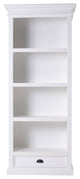 Classic White Bookcase With One Drawer