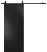 Barn Door 32 x 96 & Hardware | Planum 0010 Black Matte | 6.6FT Rail Kit