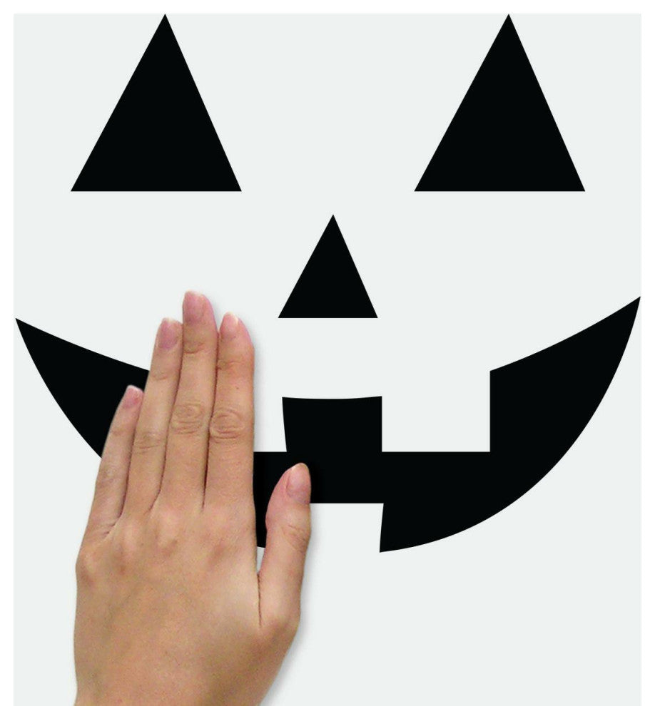 Halloween Pumpkin Faces GLD Wall Decals