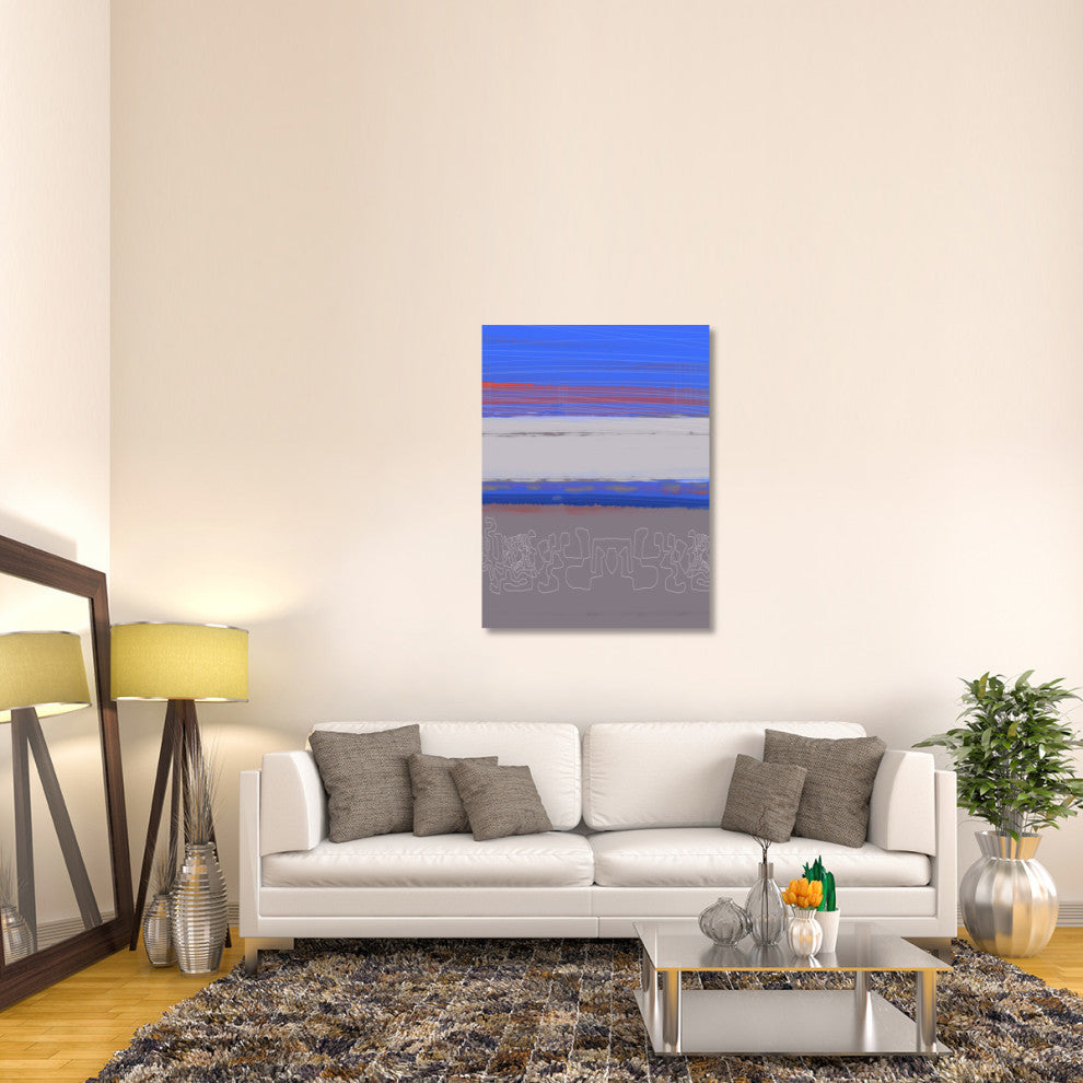 "Abstract  Blue View 1" Fine Art Print