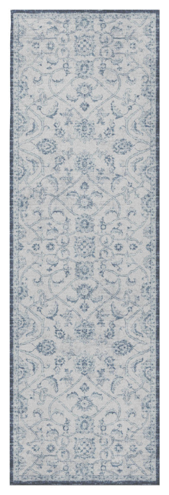 Tuscany TU8 Denim 2'6" x 10' Runner Rug
