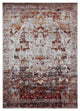 Serapi Traditional Dark Red, White Area Rug, 7'10"x10'6"