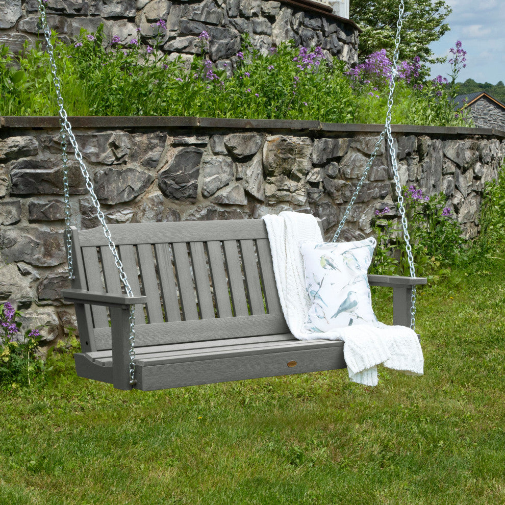 Lehigh Porch Swing, Coastal Teak, 4'