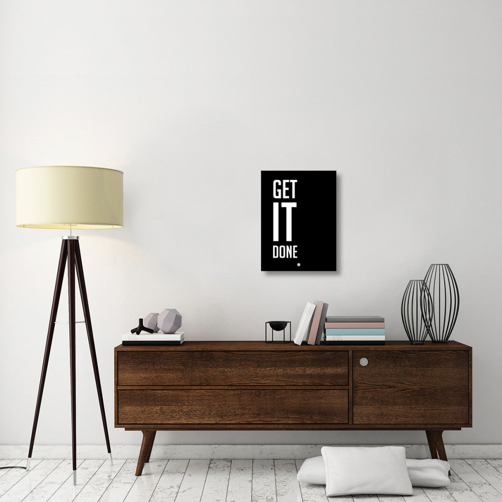 "Get It Done Poster Black" Fine Art Print