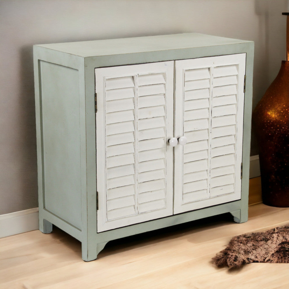 Coastal Shutter Door Cabinet