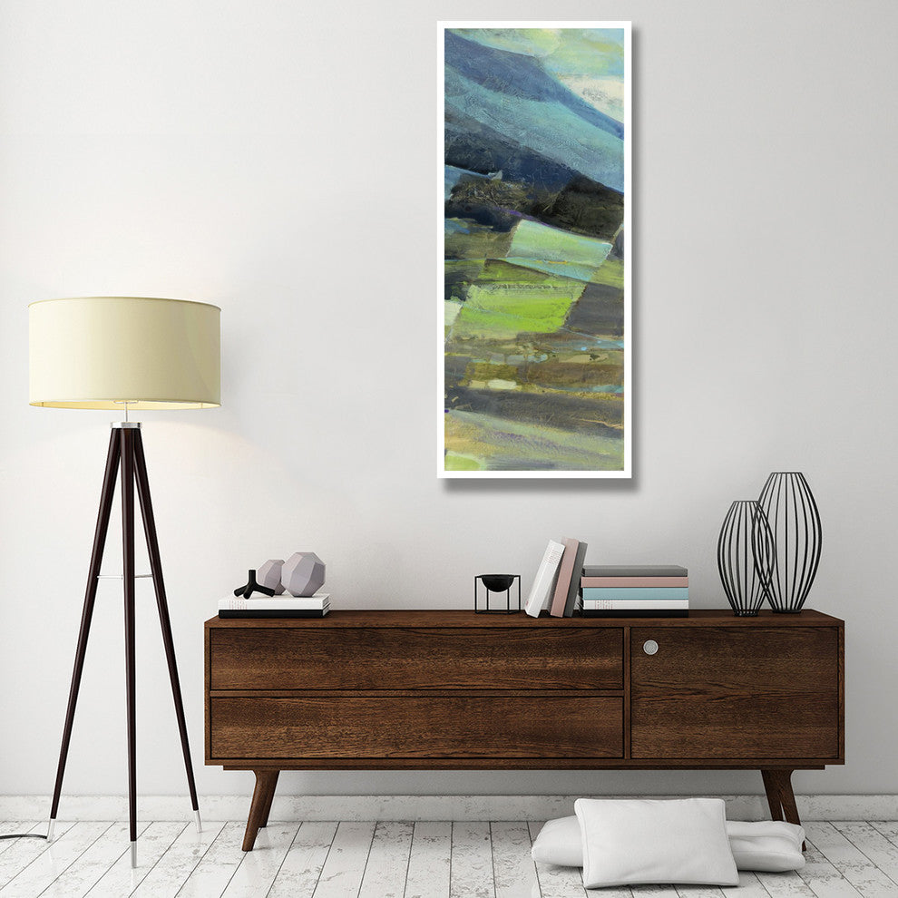 "View of the Coast Panel II" Digital Paper Print by Albena Hristova, 26"x62"