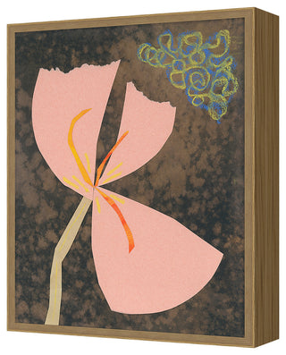 Flower Collage 5 Fine Art Print, Oak, 46"x36"