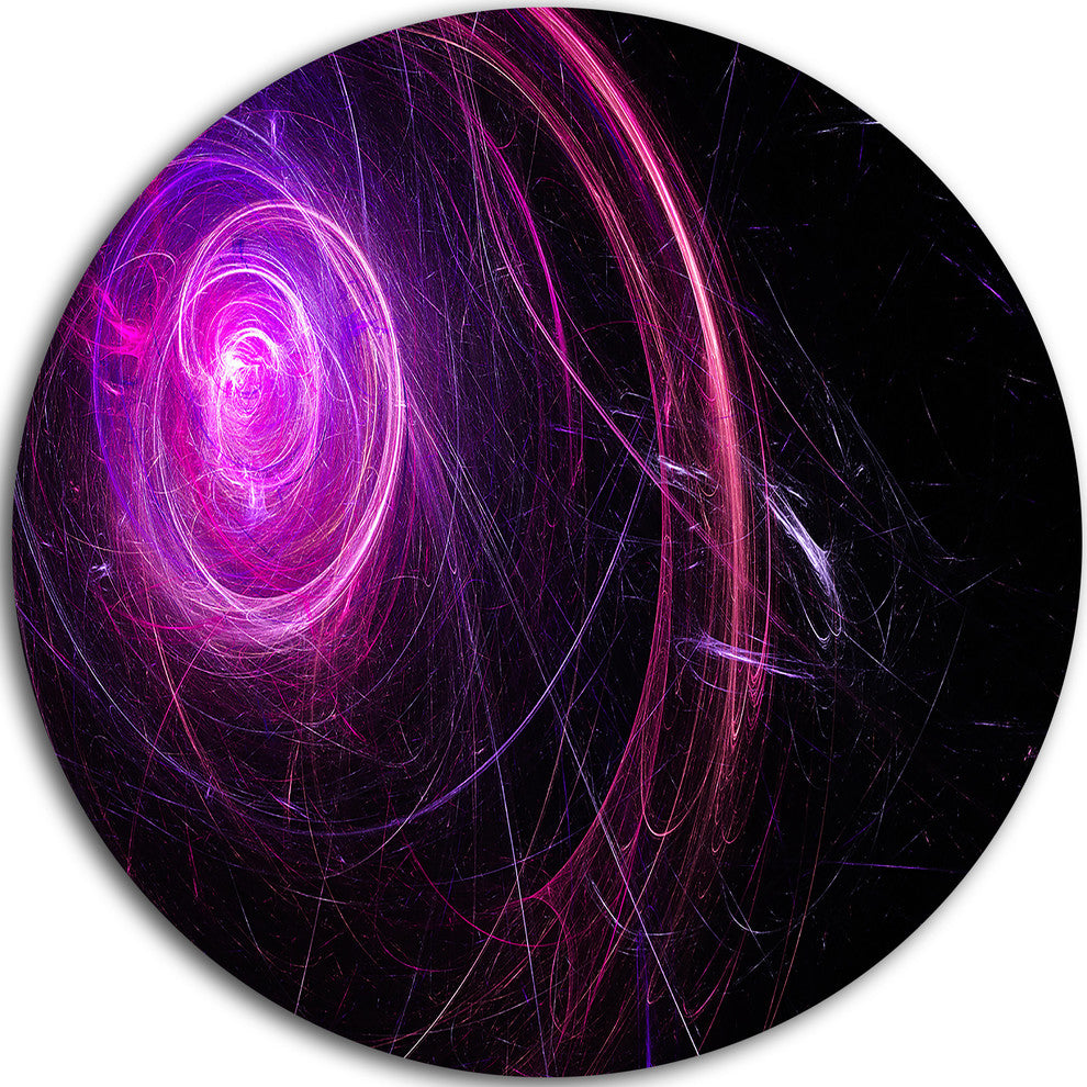 Nebula Is A Bright Star Swirl. Colored Sparks, Round Wall Art, 23"