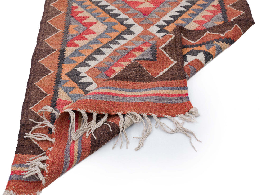 Vintage Turkish Kilim Runner 2' 10" x 10' 8", 34 in. x 128 in.
