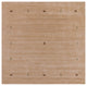 7' Square Persian Gabbeh Hand-Knotted Rug Q4289
