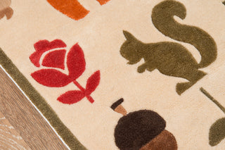 Momeni Lil Mo Whimsy Lmj-2 Ivory Area Rug, 4'x6'