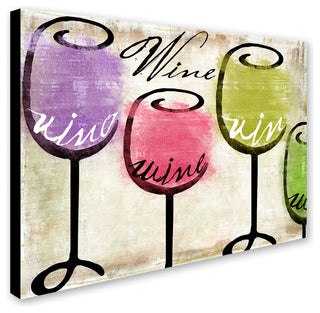 Color Bakery 'Wine Tasting III' Canvas Art, 47"x35"