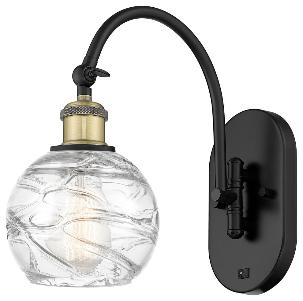 Innovations 518-1W-BAB-G1213-6 1-Light Sconce, Black Antique Brass